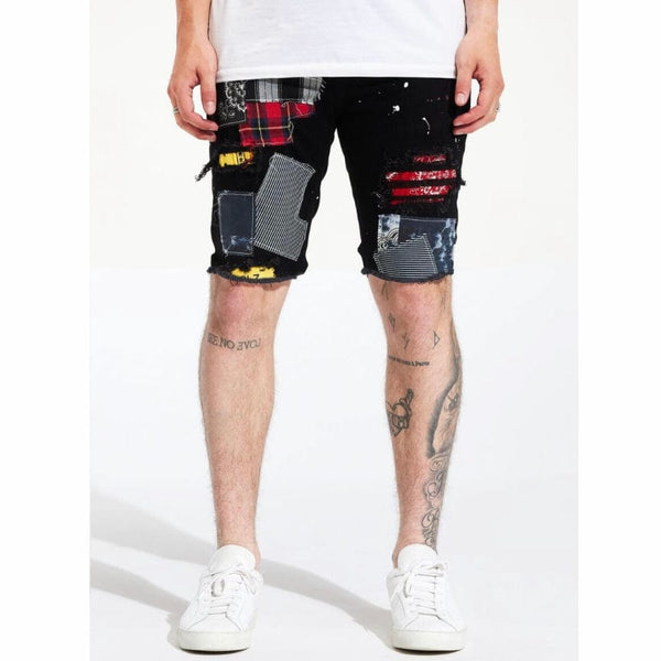 Embellish Rebel Shorts (Black Patch) EMBSP222-136