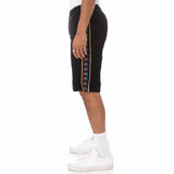 Kappa 222 Banda Cagway Shorts (Black/Fuchsia-Blue/Yellow) - 33144IW