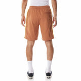 Kappa 222 Banda Marvz 2 Shorts (Brown/Yellow) 311BHPW