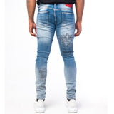 Gala Prophetic Printed Denim (Blue) - G6-20