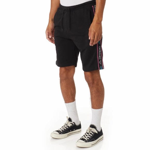 Kappa Logo Tape Asved 2 Shorts (Black/Blue/White) 34152QW