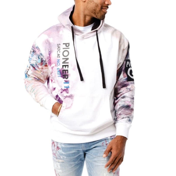 Jordan Craig Pioneer Pullover Hoodie (White) 8441H