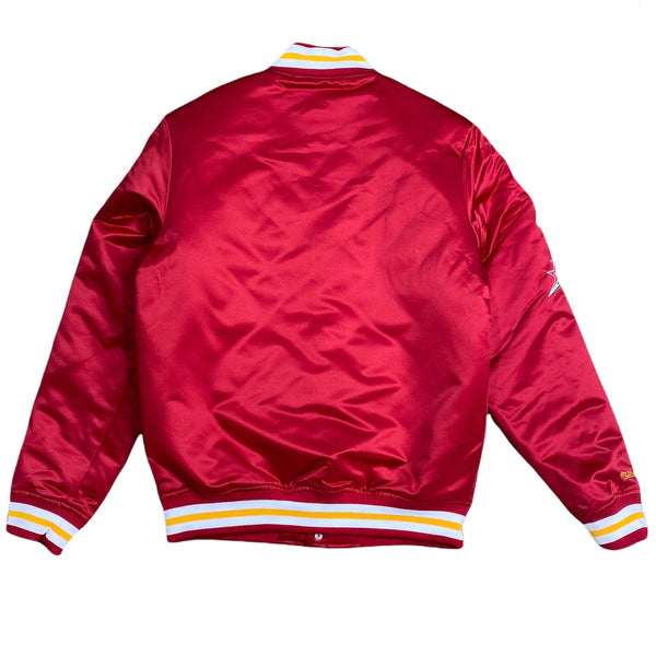 Mitchell & Ness Nba Houston Rockets Champ City Satin Jacket (Red)