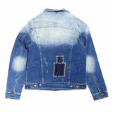 Crysp Bering Denim Jacket (Blue Patchwork) CRYSPSP121-203