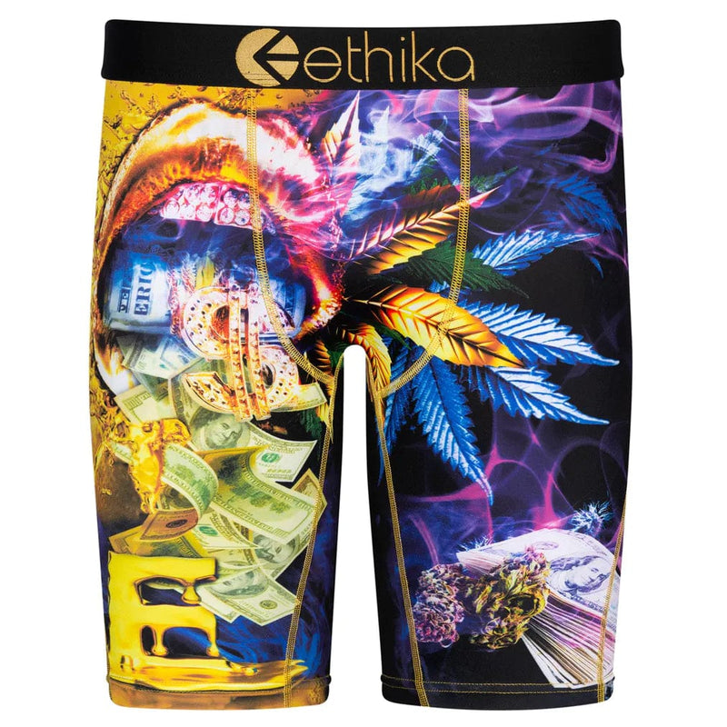 Ethika High Underwear (Black/Purple) - MLUS2151