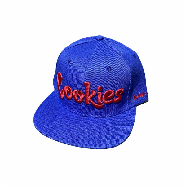 Cookies Original Mint Twill Snapback Cap (Royal/Red)