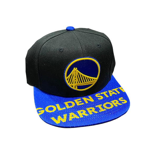 Mitchell & Ness Nba Golden State Warriors Snapshot Snapback (Black/Royal)