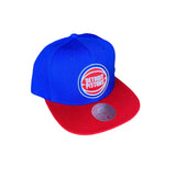 Mitchell & Ness Nba Detroit Pistons Core Basic Snapback (Royal/Red)