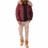 Jordan Craig Hollis Bomber Jacket (Bordeaux) 91541