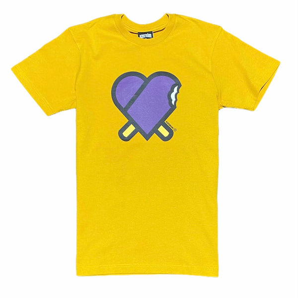 Ice Cream Bite Short Sleeve Tee (Golden Yellow) 411-3203