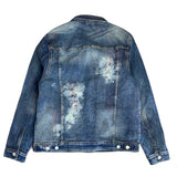 Embellish Color Splatter Denim Jacket - EMBSP120-209
