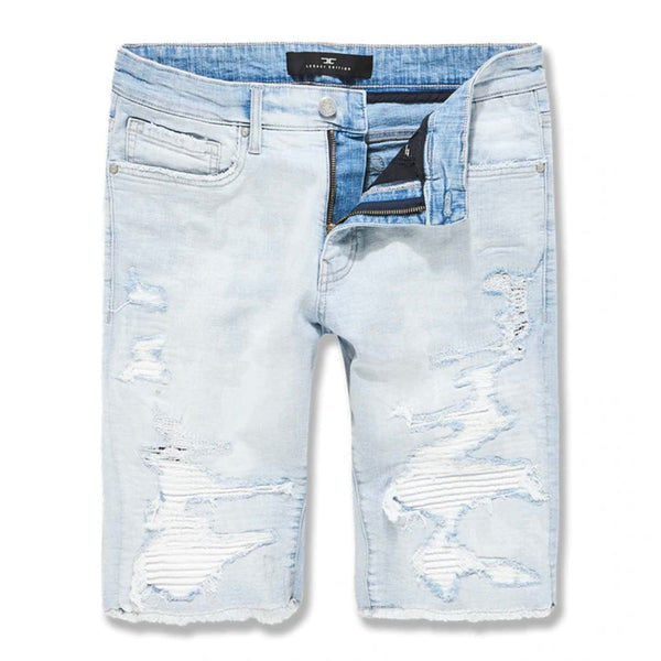 Jordan Craig Siena Denim Shorts (Iced White) J3191S