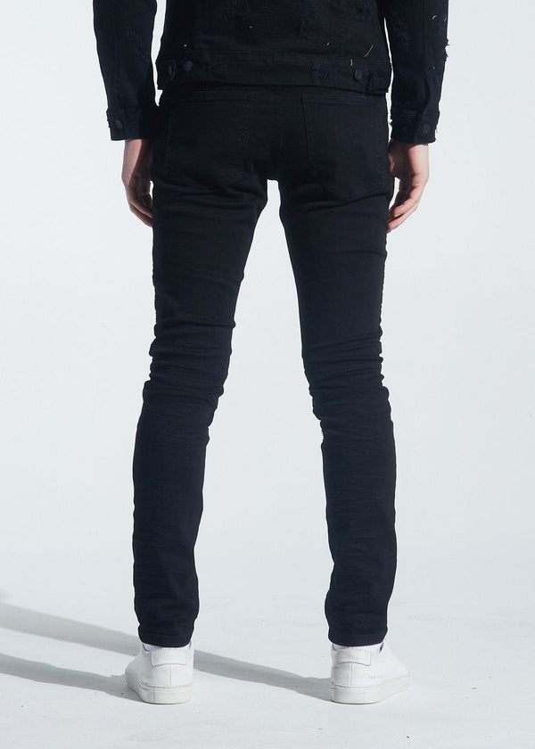 Embellish Jean Watson Biker Black