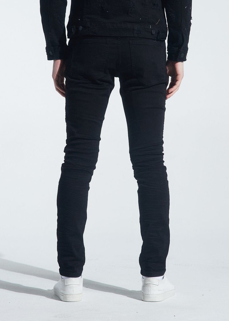 Embellish Jean Watson Biker Black