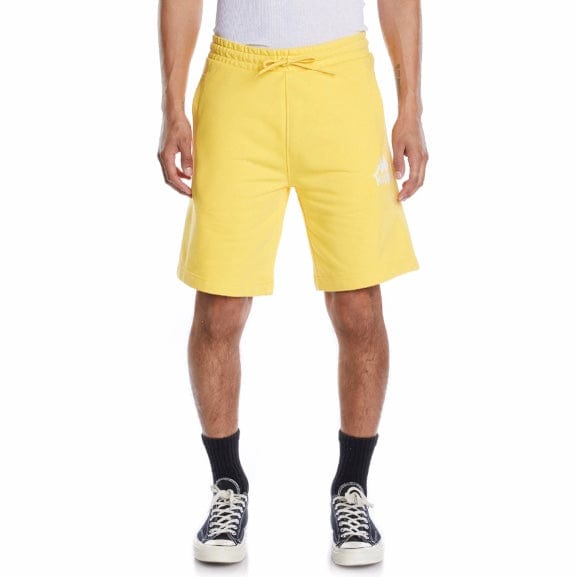 Kappa Authentic Uppsala Shorts (Yellow/White) 33154GW