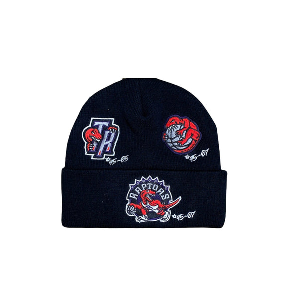 Mitchell & Ness Nba Timeline Knit Beanie Hwc Toronto Raptors (Black)