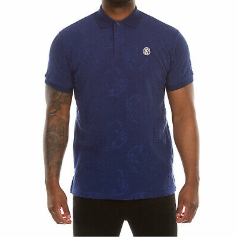 Billionaire Boys Club BB Gravity Short Sleeve Polo (Blue Depths) 811-5308