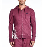 Cult of Individuality Zip Hoody (Burgundy)