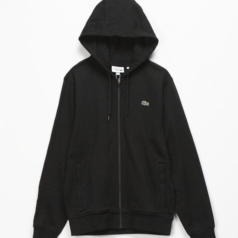 Lacoste Full Zip Hoodie (Black) - SH1551