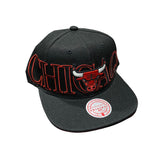 Mitchell & Ness Nba Winner Circle Bulls Snapback (Black)