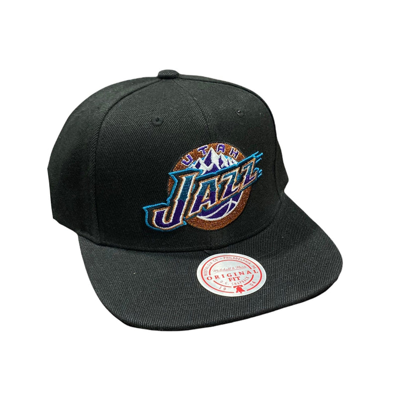 Mitchell & Ness Nba Hwc Utah Jazz Core Basic Snapback (Black)