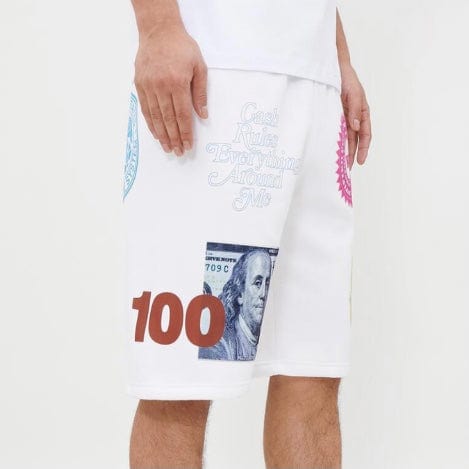 Eternity Bc/Ad Paid In Full Shorts (White) E3134034-WHT