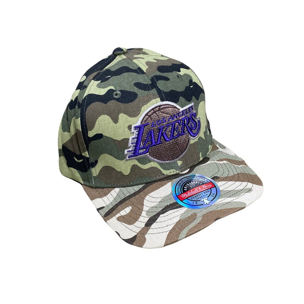 Mitchell & Ness Nba La Lakers Woodland Desert Snapback (Camo Woodland)