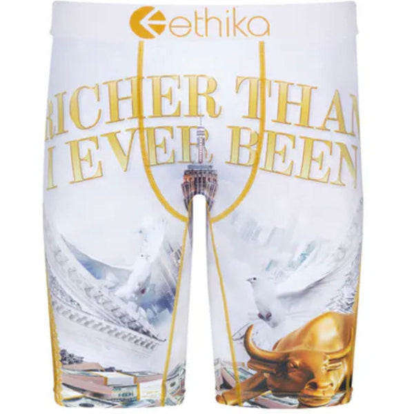 Ethika Rick Boss R.T.I.E.B Underwear (White/Gold)