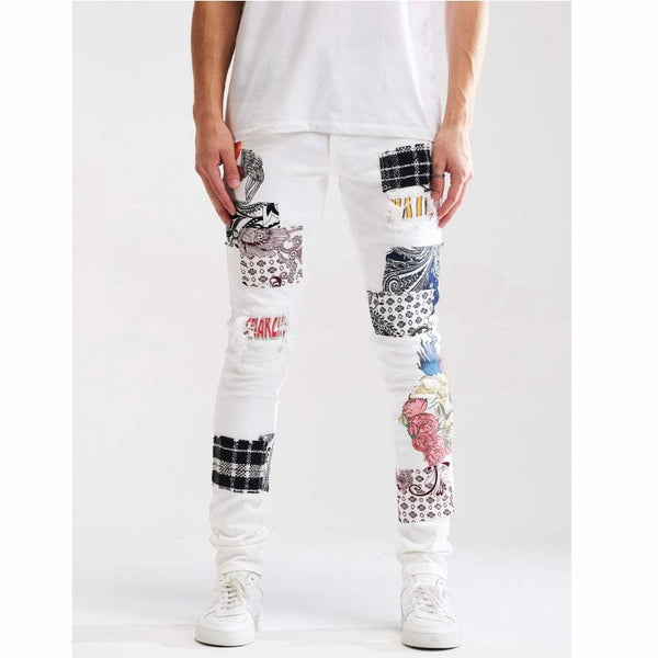 Embellish Arcadia Denim (White Patchwork) EMBSUM121-106
