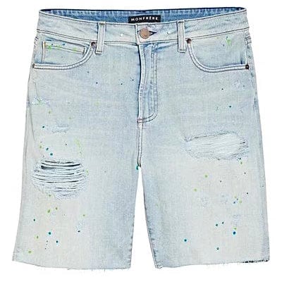 Monfrere Kobe Distressed Soho Shorts (Soho Light Vintage) 612D42455