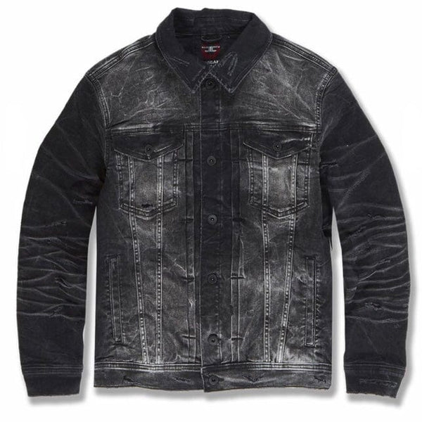 Jordan Craig Soho Denim Trucker Jacket (Industrial Black) 91512A
