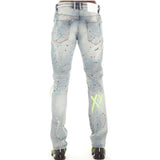 Cult of Individuality Slim Rocker Jean (Neon) - 620A3-RS03G