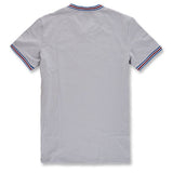 Jordan Craig Delray Premium V Neck T Shirt (Lt Grey) - 8989V