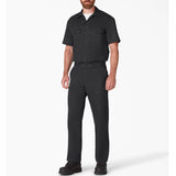 Dickies Short Sleeve Twill Work Shirt (Black) 1574BK