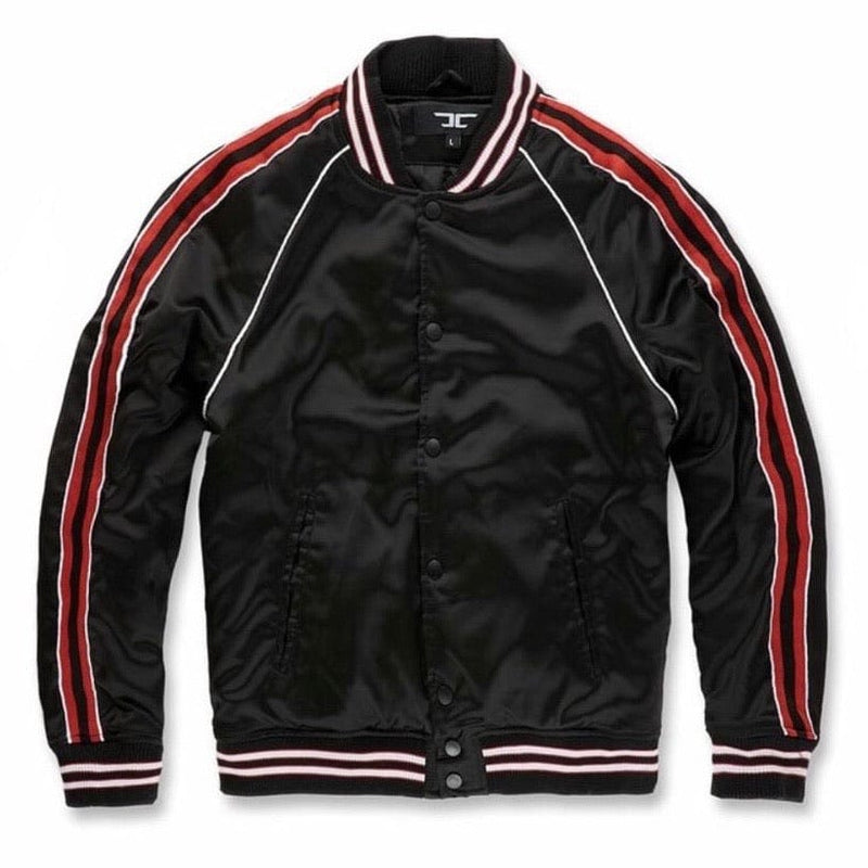 Jordan Craig Cooperstown Bomber Jacket (Black) 91390