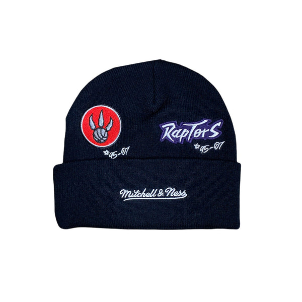 Mitchell & Ness Nba Timeline Knit Beanie Hwc Toronto Raptors (Black)