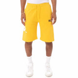 Kappa Authentic Sangone Shorts (Yellow/Violet-White/Black) 34157FW