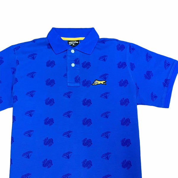 Ice Cream Cash Rules Polo (Blue) 411-4307