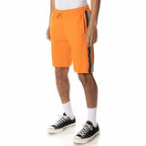 Kappa Logo Tape Dasved Shorts (Orange/Grey/Black) 311E2BW