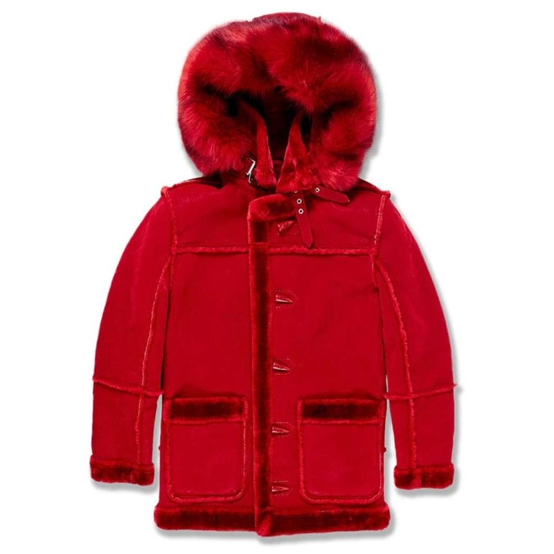 Boys Jordan Craig Denali Shearling Jacket (Red) 91540B