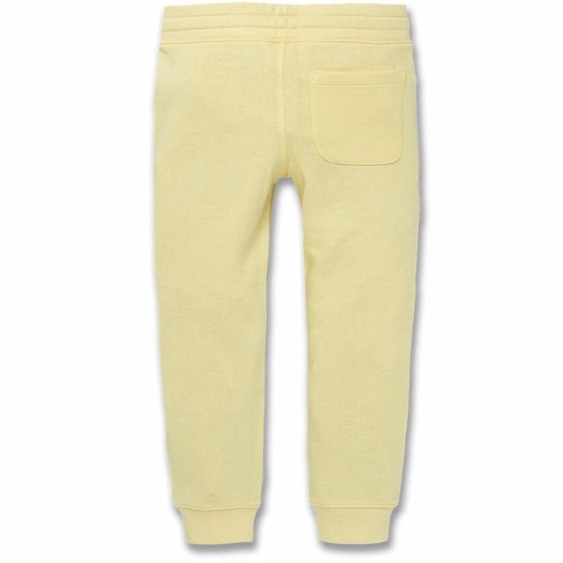 Boys Jordan Craig Invincible Plush Jogger Sweatpants (Pale Yellow) 8446B