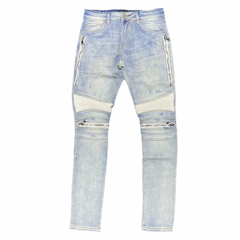 Embellish Sunny Biker Denim (Lt. Blue)