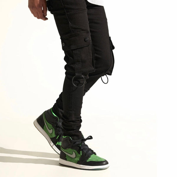 Pheelings I'll Be There Cargo Jean (Jet Black)