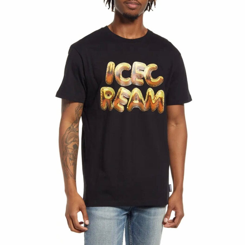 Ice Cream Gold Plated SS Tee (Black) 421-3208