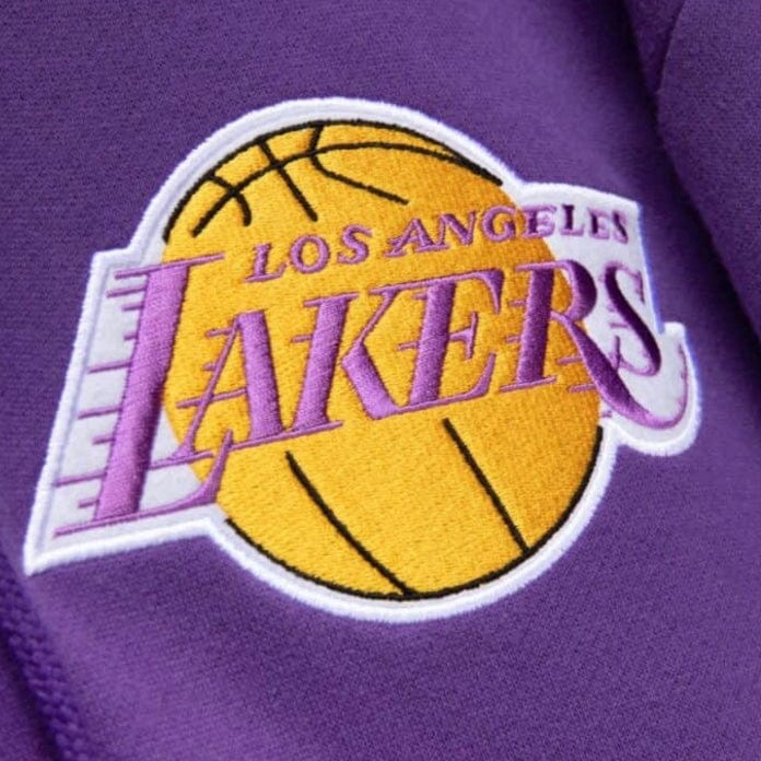 Mitchell & Ness Nba Los Angeles Lakers Champ City Hoodie (Purple)