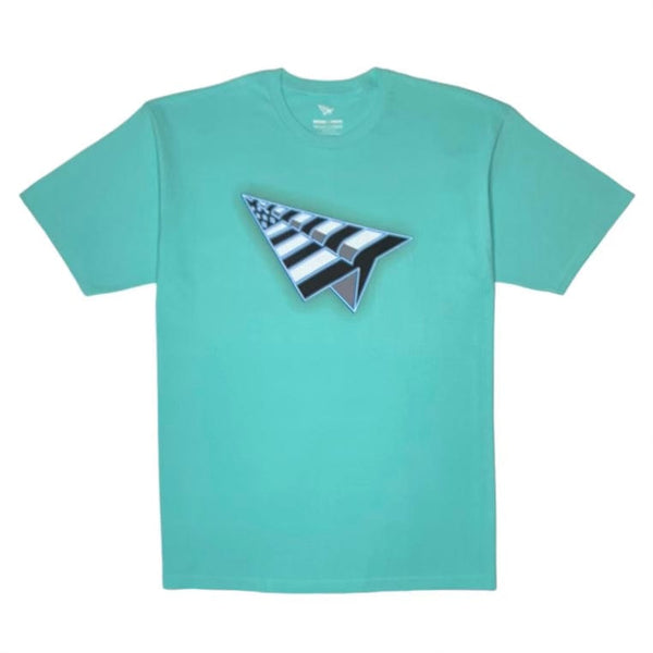 Paper Planes Flag Tee (Mint) 100930