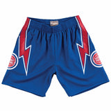 Mitchell & Ness Nba Detroit Pistons Swingman Road Shorts (Royal)