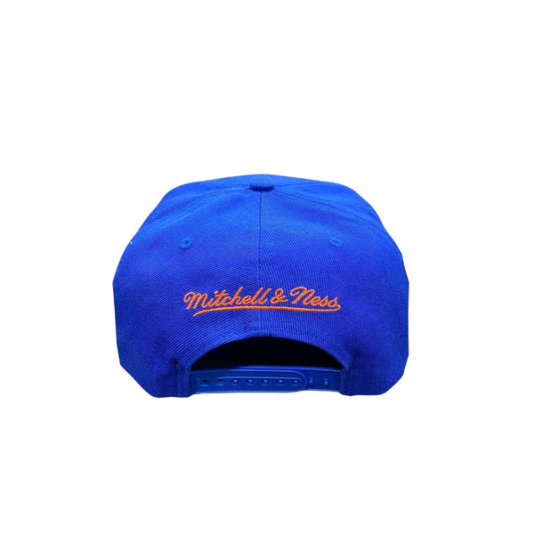 Mitchell & Ness Nba New York Knicks Team Reflective Snapback (Royal/Orange)