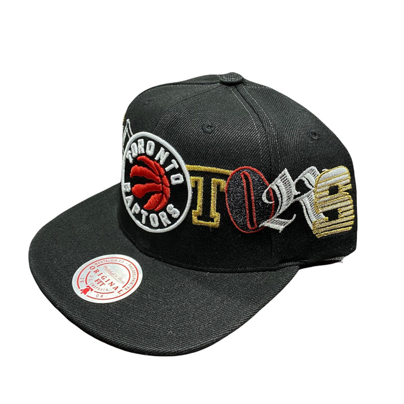 Mitchell & Ness Nba Toronto Raptors Hype Type Snapback (Black)