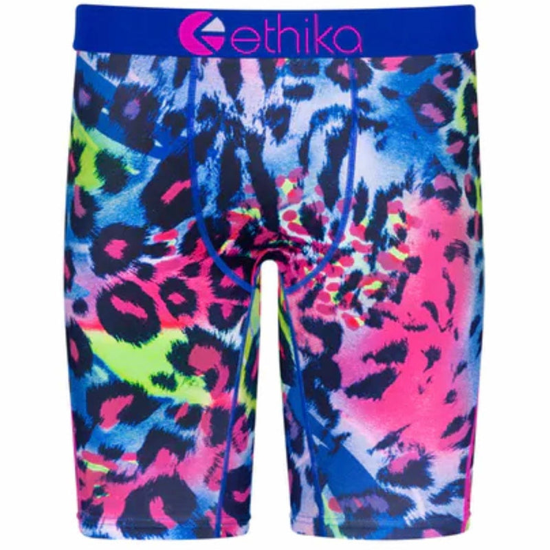 Ethika Leopardy Underwear (Green/Purple)